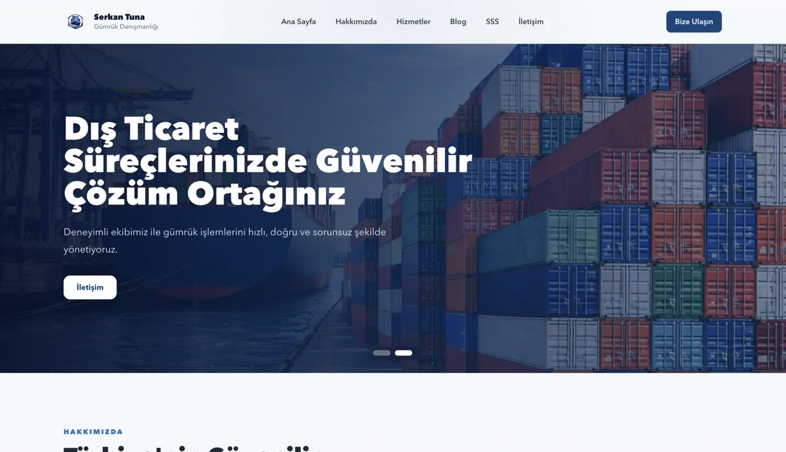 Serkan Tuna Gümrük Müşavirliği gerçek ekran görüntüsü